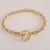 Custom Made Length Gold Oval Belcher Chain Bracelet – Square Toggle