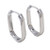 Minimalist Silver Hoop Earrings – Stainless Steel