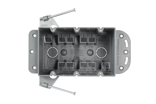 3-GANG NAIL-ON EL BOX  68 CI Case of 30 Pcs