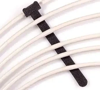 HOOK & LOOP-12"-1/2" WIDE-BLACK 100/BAG 1000pcs