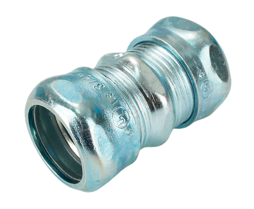 Steel EMT  Raintight  Coupling Compression 1" Case of 200 Pcs