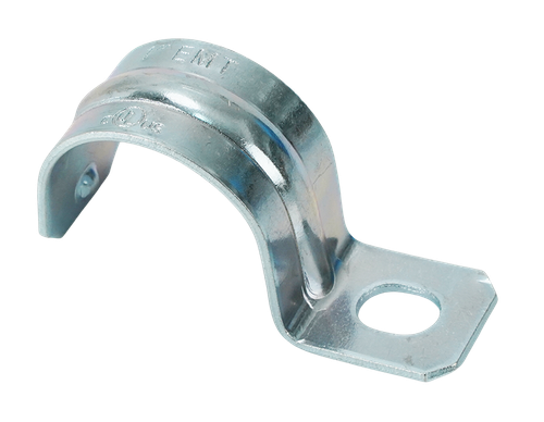 Steel EMT Strap One Hole Type 4" 25 Per Case
