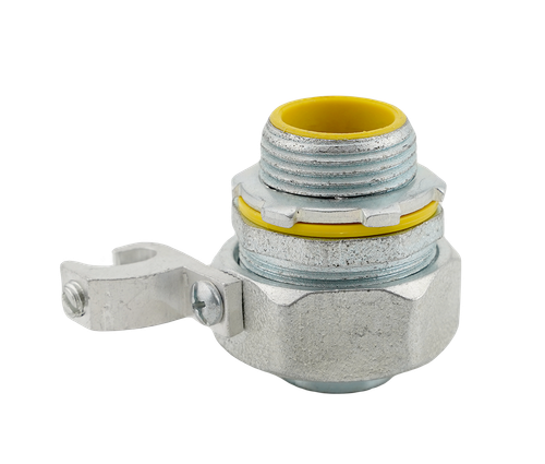 Malleable Iron Liquid Tight Connector Straight Type with Aluminum Lug 2" 25 Per Case