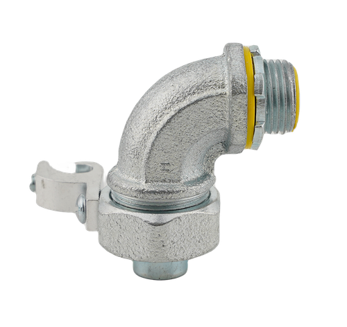 Malleable Iron Liquid Tight Connector 90 Degree Type with Aluminum Lug 3"  1  Per Case