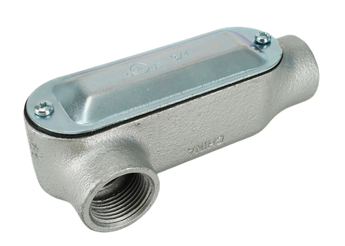 Malleable Iron Form 5 Conduit Body LR Type 1/2" 10  Per Case