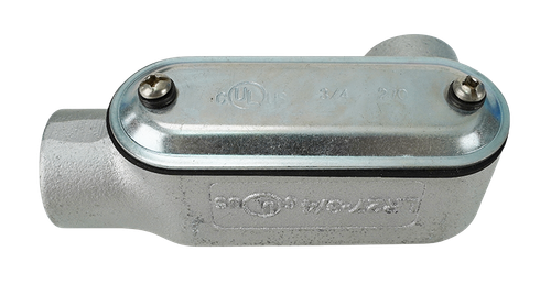 Gray Iron Form 7 Conduit Body LR Type  4" 1 Per Case