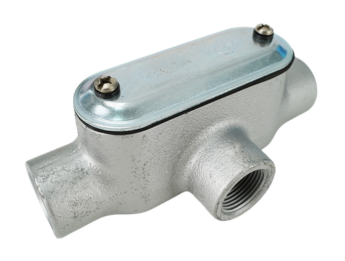 Gray Iron Form 7 Conduit Body T Type  3/4" 5 Per Case