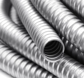 UL1 Galvanized Steel Flexible Electrical Conduit 2 1/2" 7.6 mts  Per Case