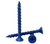 3/16"X1-1/4" Philips Flat Head Blue Concrete Screw Kit 200 screws 24 boxes per case