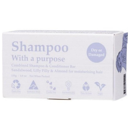 Shampoo With a Purpose Shampoo & Conditioner Bar - Dry or Damaged