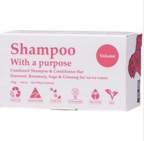 Shampoo With a Purpose Shampoo & Conditioner Bar - Volume