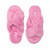 PLUSH PINK FAUX FUR SLIPPERS!