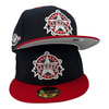 Texas Rangers 59FIFTY Fitted Hat Cap Navy 50 Year Side Patch