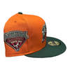 New Era Buffalo Bisons Sliding Buster 59FIFTY Fitted Hat Rust Orange MiLB