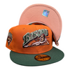 New Era Buffalo Bisons Sliding Buster 59FIFTY Fitted Hat Rust Orange MiLB