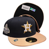 New Era Houston Astros 59Fifty Fitted Hat Cap 2022 World Series Side Patch