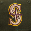 New Era Seattle Marines Fall Tones 59FIFTY Fitted Hat 2001 ASG Side Patch