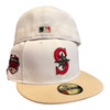 New Era Seattle Mariners Eggnog Pack 59FIFTY Fitted Hat Cap 2023 ASG Patch