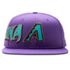 New Era Arizona Diamondbacks Side Split 59FIFTY Fitted Hat Purple
