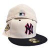 New Era New York Yankees 59FIFTY Fitted Hat Cap Chrome 1996 WS Side Patch