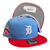New Era Detroit Tigers 59FIFTY Fitted Hat Cap Sky Blue Tiger Stadium Patch