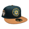 New Era Seattle Mariners 59FIFTY Fitted Hat Cap Green 2023 All Star Patch