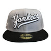 New Era New York Yankees Retro SP 59FIFTY Hat Cap Gray / Black