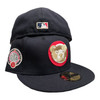 New Era Chicago Cubs 59FIFTY Fitted Hat Cap Navy Wrigley Field Side Patch