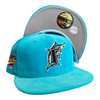 New Era Florida Marlins Corduroy 59FIFTY Fitted Hat Cap 1997 WS Side Patch