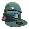 New Era Seattle Mariners Peacock Pack 59FIFTY Fitted Hat 25 Year Patch