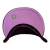 New Era Los Angeles Lakers 59FIFTY Fitted Hat Cap Maroon / Lavender UV