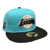New Era Los Angeles Lakers 59FIFTY Fitted Hat Cap Aqua / Black
