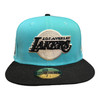 New Era Los Angeles Lakers 59FIFTY Fitted Hat Cap Aqua / Black