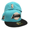 New Era Los Angeles Lakers 59FIFTY Fitted Hat Cap Aqua / Black