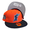 New Era Florida Marlins Orange Crush 59FIFTY Fitted Hat 100th Year Patch