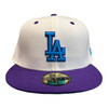 New Era Los Angeles Dodgers 59FIFTY Fitted Hat Cap Chrome