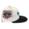 New Era Brooklyn Los Angeles Dodgers 59FIFTY Hat 50 Year Jackie Patch