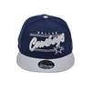 Dallas Cowboys NFL Team Script 9FIFTY Snapback Hat Cap Navy / Gray