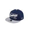 Dallas Cowboys NFL Team Script 9FIFTY Snapback Hat Cap Navy / Gray