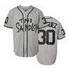 Sandlot Baseball Jersey Benny The Jet Rodriguez #30 Gray