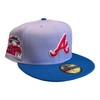 New Era Atlanta Braves 59FIFTY Fitted Hat Lavender 2000 All Star Game