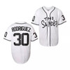 Sandlot Baseball Jersey Benny The Jet Rodriguez #30 White