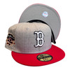 New Era Boston Red Sox 59FIFTY Fitted Hat Gray Jackie Robinson Patch