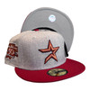 New Era Houston Astros 59FIFTY Fitted Hat Gray Jackie Robinson Patch