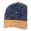 New Era Atlanta Braves Denim Wheat Pack Casual Classic Strapback Hat