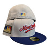 New Era Montreal Expos Script 59FIFTY Fitted Hat Cap 125th Year Side Patch