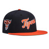 New Era Detroit Tigers 59FIFTY Fitted Hat Cap Navy 2000 Tigers Side Patch