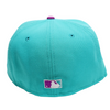 Anaheim Angels 59FIFTY Fitted Hat Teal / Purple 50 Side Year Patch