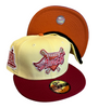Anaheim Angels 59FIFTY Fitted Hat Pastel Yellow 50 Side Year Patch