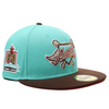 Anaheim Angels 59FIFTY Fitted Hat Cap Mint 50 Year Side Patch